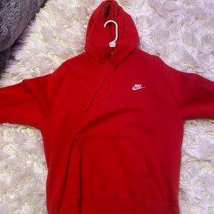 Red nike hoodie. Size medium, from Nike.